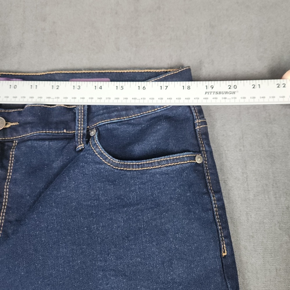 Gloria Vanderbilt Jeans Womens Size 16 Short Dark Wash Amanda Classic Straight - Picture 3 of 10